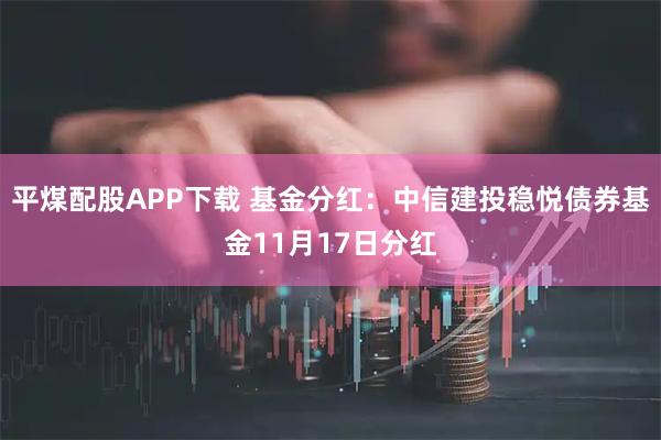平煤配股APP下载 基金分红：中信建投稳悦债券基金11月17日分红